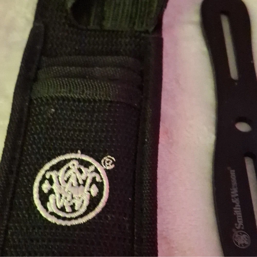 Smith & Wesson Black Stainless Throwing Knives Set, Spear Point, Sheath